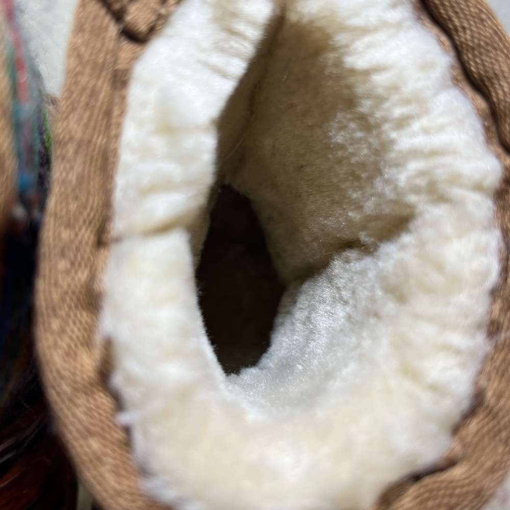 LAMO JUAREZ MULTICOLORED SHORT KIDS BOOTS SIZE 12 PULL ON FAUX FUR *see descrip - Picture 5 of 6